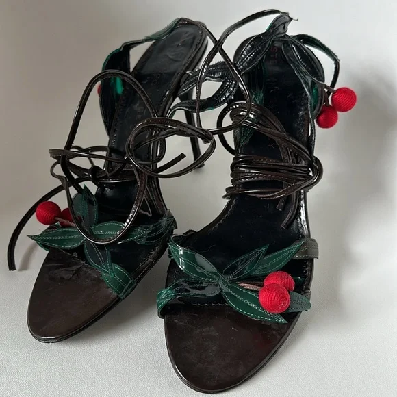 Stella McCartney Cherry Sandals 41 - Picture 2 of 8
